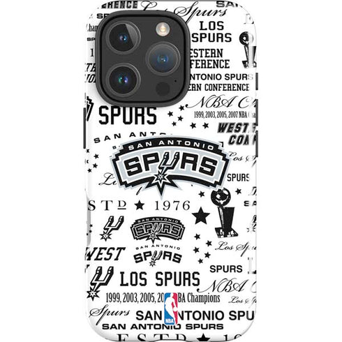 NBA San Antonio Spurs Historic Blast iPhone 16 Pro Max Impact Case